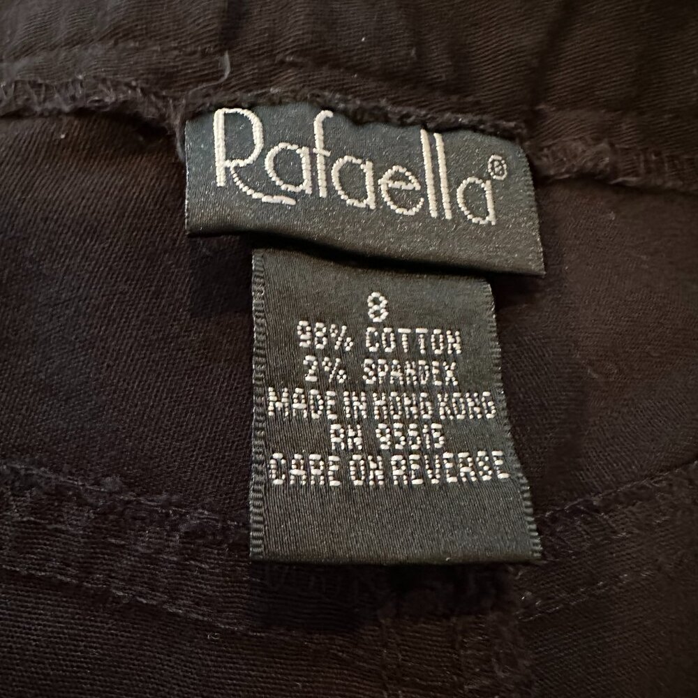 RAFAELLA Wide Leg Capris with Embroidery - Picture 6 of 9